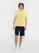 Футболка хлопковая длинная мужская Arber T-Shirt Ff19 F13.07.26.411 S Желтая с принтом (9100441110007) - изображение 3