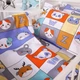 Простынь MirSon полуторная 150x220 см Kids Time 20-0039 Zoo alphabet бязь (2200009640032) - изображение 6