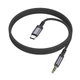 Аудіокабель Borofone BL24 Gracefu Type-C – AUX 3.5 мм 1 м сірий - изображение 4