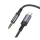 Аудіокабель Borofone BL24 Gracefu Type-C – AUX 3.5 мм 1 м сірий - изображение 6