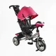Велосипед Трехколесный Детский Best Trike С музыкальной bluetooth Панелью и фарами пульт/родительская ручка Розовый - изображение 1