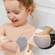 Мягкая губка - пиллинг для тела Banyo массажная отшелушивающая мочалка с эффектом скраба для душа / ванной, серый (104273679) - изображение 3