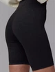 Велосипедки спортивные в рубчик фитнес шортики удобные эластичные черный цвет размер XXL - изображение 8