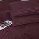 Пододеяльник MirSon Полуторный Евро 160х220 см Ranforce Elite 17-0617 Stripe Brown (2200008202149) - изображение 5