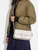 Женская сумка Coach Morgan Snake Embossed Leather Shoulder Bag - Chalk Multi - CE561 - изображение 4