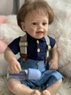 Силиконовая Коллекционная Кукла Реборн Reborn Мальчик Пабло ( Виниловая Кукла ) Высота 55 см - изображение 4