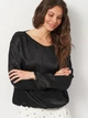 Блузка женская Zara 2636/966 XS Черная (02636966800019) - изображение 4