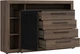 Комод Frisco BELLEVUE 1607х434х1073 Дуб болотный/Дуб черный 1д4ш (7332-BLQK351L) - изображение 2