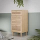 Комод Frisco CALASETTA 504x1089x414 Дуб елегант/Техноротанг 4ш (23413-CQSK311) - изображение 5