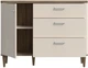 Комод Frisco левый LACETTI 1210x420x920 Бежевый/Дуб Валенсия 1д3ш (23409-LCTK221L) - изображение 4