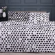 Комплект постельного белья MirSon Полуторный Евро 160х220 см 17-0673 Monochrome Meows Ranforce Elite (2200010185102) - изображение 1