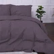 Комплект постельного белья MirSon King Size 220 x 240 Ranforce Elite 17-0603 Stripe Violet Ранфорс (2200008051839) - изображение 3