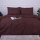 Комплект постельного белья MirSon семейный 160x220 см х 2 шт 17-0617 Stripe Brown Ranforce Elite (2200008202514) - изображение 2