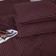 Комплект постельного белья MirSon семейный 160x220 см х 2 шт 17-0617 Stripe Brown Ranforce Elite (2200008202514) - изображение 5