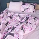 Комплект постельного белья MirSon полуторный евро 160x220 см 17-0744 Pink Tulips бязь (2200010845358) - изображение 1