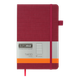 Книга записная Buromax Tweed 125х195мм 96 листов в линию обложка из искусственной кожи бордовый (BM.291263-13) - изображение 1