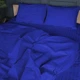 Простынь на резинке MirSon двуспальная 140x190+25 см Stripe 17-0609 Blue Бязь (2200008055233) - изображение 2