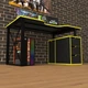 Геймерский стол Rasin LOFT-18 Черный+Желтый 140х80 Тиса мебель - изображение 6