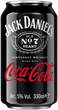 Напиток слабоалкогольный Jack Daniel's & Coca-Cola 5% 0.33 л х 6 шт. (54490001170095) - изображение 2