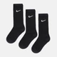 Набор женских носков высоких хлопковых Nike U Nk V Cush Crew Value SX4508-001 34-38 (S) 3 пары Черный (685068091308) - изображение 1