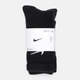Набор женских носков высоких хлопковых Nike U Nk V Cush Crew Value SX4508-001 34-38 (S) 3 пары Черный (685068091308) - изображение 5