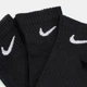 Набор женских носков коротких хлопковых Nike U Nk Everyday Ltwt Ankle SX7677-010 34-38 (S) 3 пары Черный (888407237423) - изображение 4