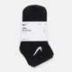 Набор женских носков коротких хлопковых Nike U Nk Everyday Ltwt Ankle SX7677-010 34-38 (S) 3 пары Черный (888407237423) - изображение 5