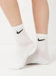 Набір жіночих шкарпеток високих бавовняних Nike U Nk Everyday Cush Crew SX7664-100 34-38 (S) 3 пари Білий (888407233869) - зображення 2