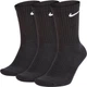 Набор женских носков высоких хлопковых Nike U Nk Everyday Cush Crew SX7664-010 34-38 (S) 3 пары Черный (888407233593) - изображение 6