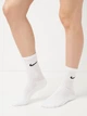 Набор женских носков высоких хлопковых Nike U Nk V Cush Crew Value SX4508-965 38-42 3 пары Черный/Белый (685068095467) - изображение 2