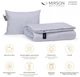 Набор антиаллергенный EcoSilk Супер Теплый №9038 Eco Light Gray (одеяло 140x205 см + подушка 50х70 средняя) (2200005993309) - изображение 2