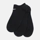 Набор женских носков коротких хлопковых Nike Value No Show SX2554-001 34-38 (S) 3 пары Черный (659658575585) - изображение 3