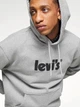 Худи утепленное оверсайз мужское Levi`s 707672272 2XL Серое (1159829581) - изображение 3