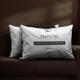 Подушка MirSon №1015 Silver Cloud хлопок низкий 50x70 см (2200010362954) - изображение 17