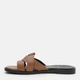 Женские шлепанцы кожаные Ashoes Zarina 38 24.5 см Темная карамель (ROZ6501005953) - изображение 4