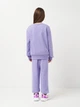 Детский спортивный костюм (свитшот + штаны) для девочки Adidas Lk Dy Ls Jog JD4561 98-104 см Светло-фиолетовый (4067905725670) - изображение 2