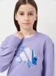 Детский спортивный костюм (свитшот + штаны) для девочки Adidas Lk Dy Ls Jog JD4561 98-104 см Светло-фиолетовый (4067905725670) - изображение 5