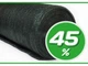 Сітка затінююча AGREEN 45% 4х50м зелена - зображення 1