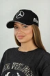 Бейсболка унісекс з логотипом«Mercedes» Braxton 56см Чорний (brx1671-25617001) - изображение 1