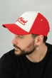Бейсболка унисекс Braxton Нью-Йорк 57469 56-60 Бело-красный (57851) - изображение 2