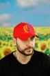 Бейсболка унисекс Braxton Квітуча Україна 57465 56-60 Красный (57827) - изображение 2