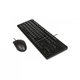 Комплект A4Tech KK-3330 USB Black (KK-3330 Black) - зображення 5