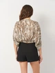 Футболка женская Zara 2767/143 S Коричневая (02767014038020) - изображение 2