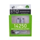 2 Акумулятора 14250 батарейки з USB TYPE-C 300mAh Smartoools 3.7V + кабель (Блістер) (16224-2) - зображення 1
