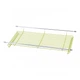 Сушарка для посуду двоярусна Kamille 53 см*25 см*37.5 см із хромованої сталі з піддоном (зелений) - зображення 3