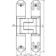 Петля прихована Simonswerk Tectus TE 340 3D F1 хром матовий, до 80 кг - зображення 2