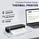 Портативний бездротовий термопринтер Inkless Portable A4 + 2 рулони термо паперу + 5 листів паперу для трансферу тату - зображення 7