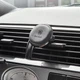Автотримач Baseus Magnetic Air Vent Car Mount With Cable Clip Black - зображення 6