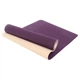 Килимок для фітнесу та йоги двошаровий SP-Sport 3046 розмір 183x61x0,6см Purple-Beige - зображення 1