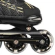 Роликовые коньки раздвижные Banwei 129 размер 31-34 Black-Gold - изображение 10